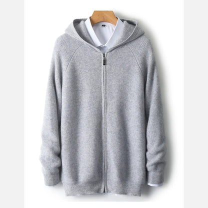 Dorevelle | Men’s Zipped Hoodie – Heritage Merino Knitwear