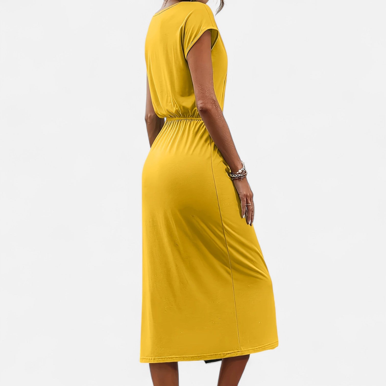 Dorevelle | Women’s White Dress – Heritage Knot Detail