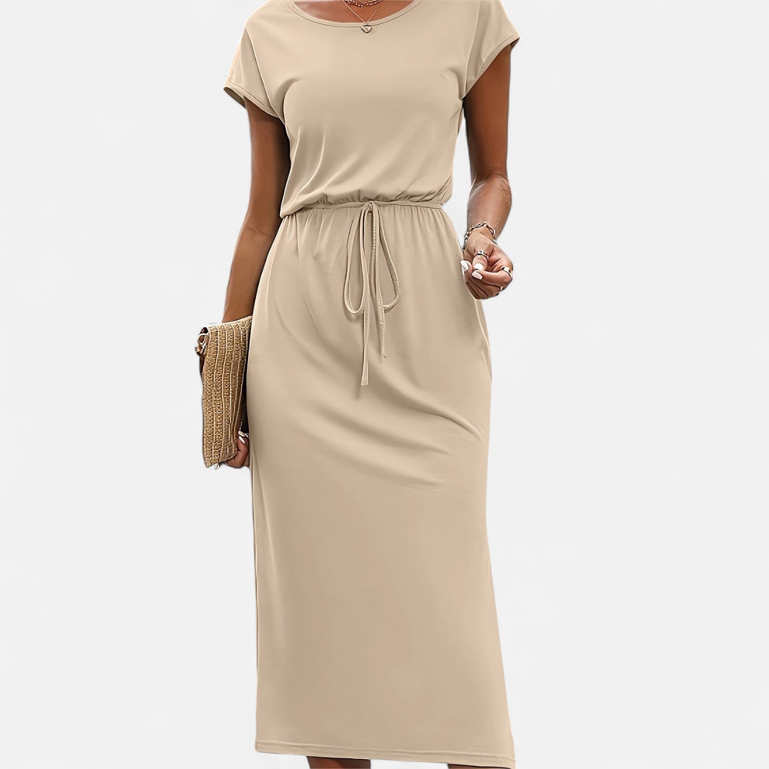 Dorevelle | Women’s White Dress – Heritage Knot Detail