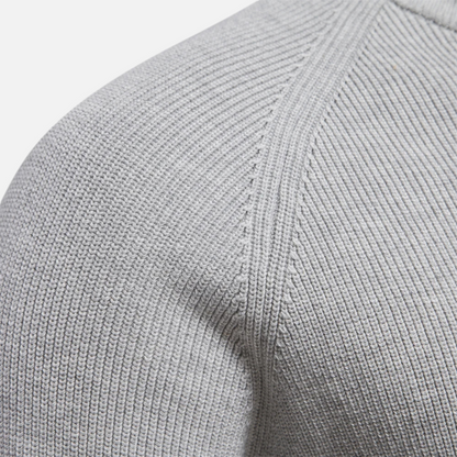 Dorevelle | Men’s Cotton Zip Sweater – Refined Knitwear for the Season
