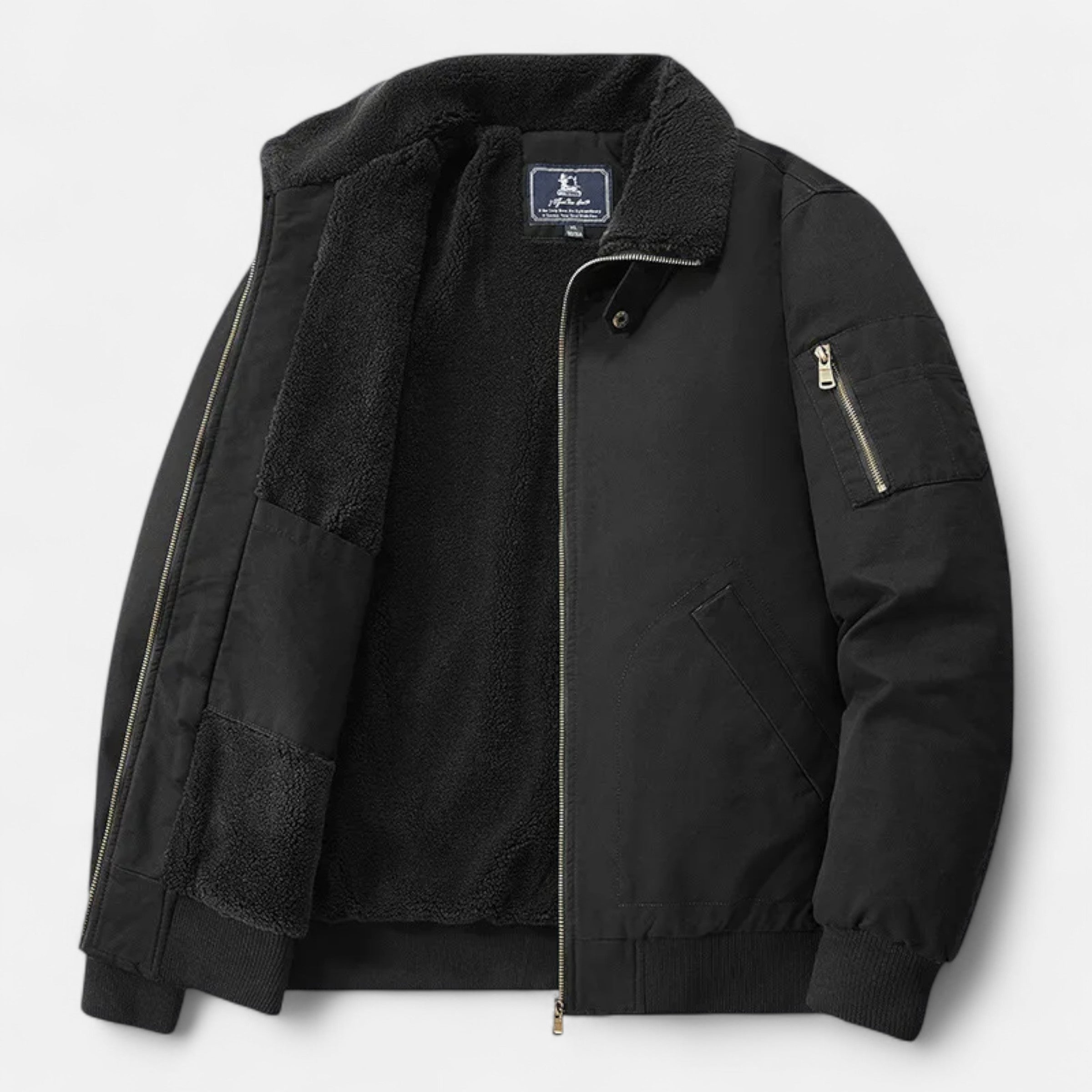 Dorevelle | Men’s Casual Jacket – Refined Cotton & Lambswool Blend