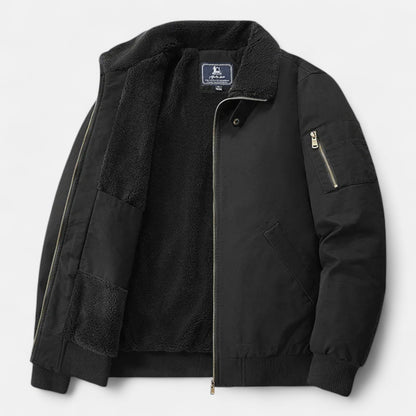 Dorevelle | Men’s Casual Jacket – Refined Cotton & Lambswool Blend