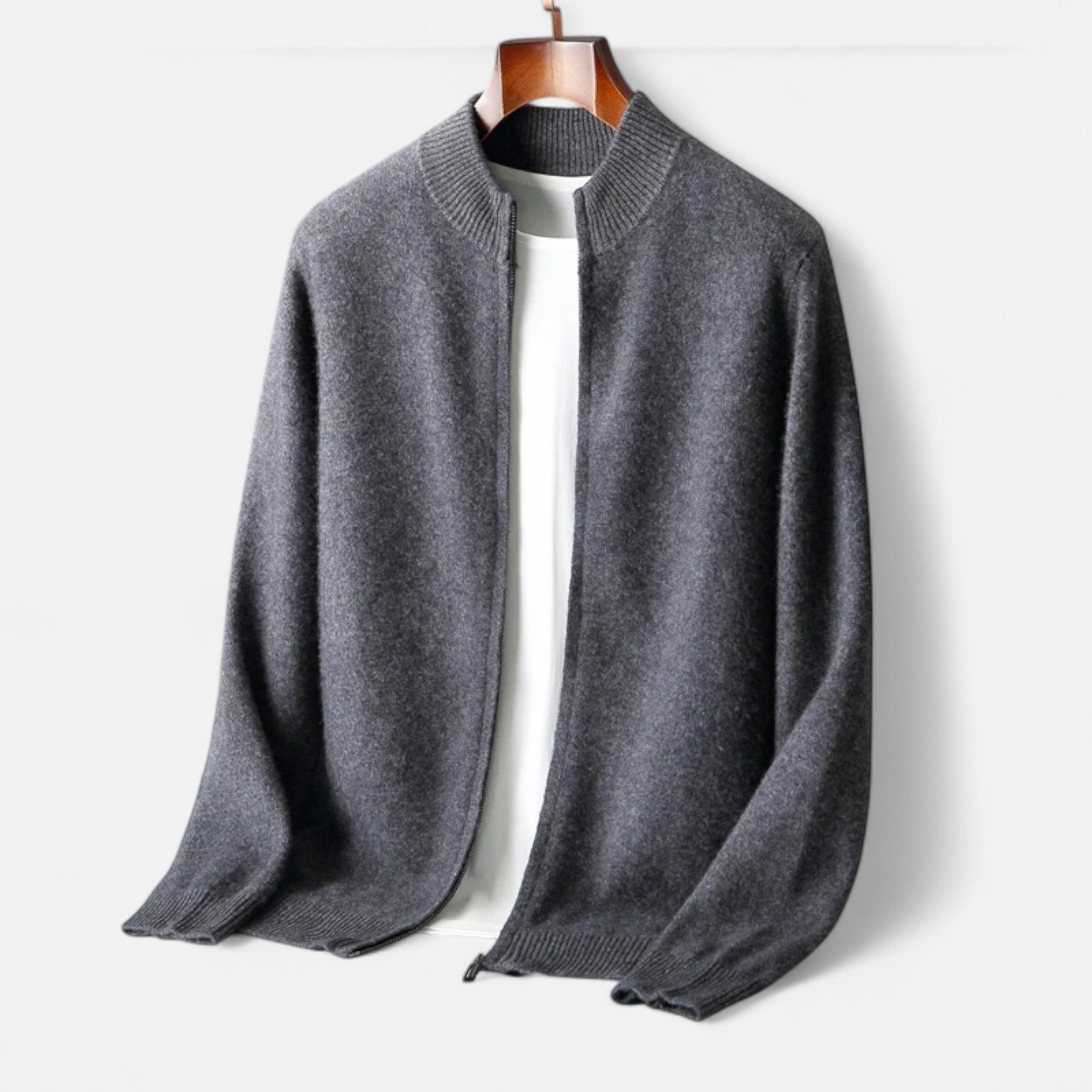 Dorevelle | Men’s Zipped Sweater – Heritage Merino Knit