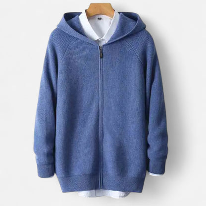 Dorevelle | Men’s Zipped Hoodie – Heritage Merino Knitwear