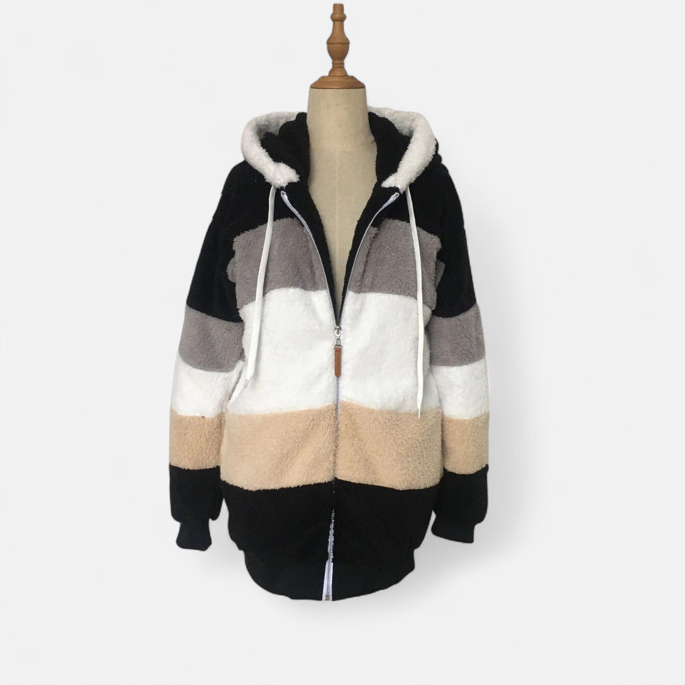 Dorevelle | Women’s Oversized Jacket – Hooded Autumn Winter Elegance