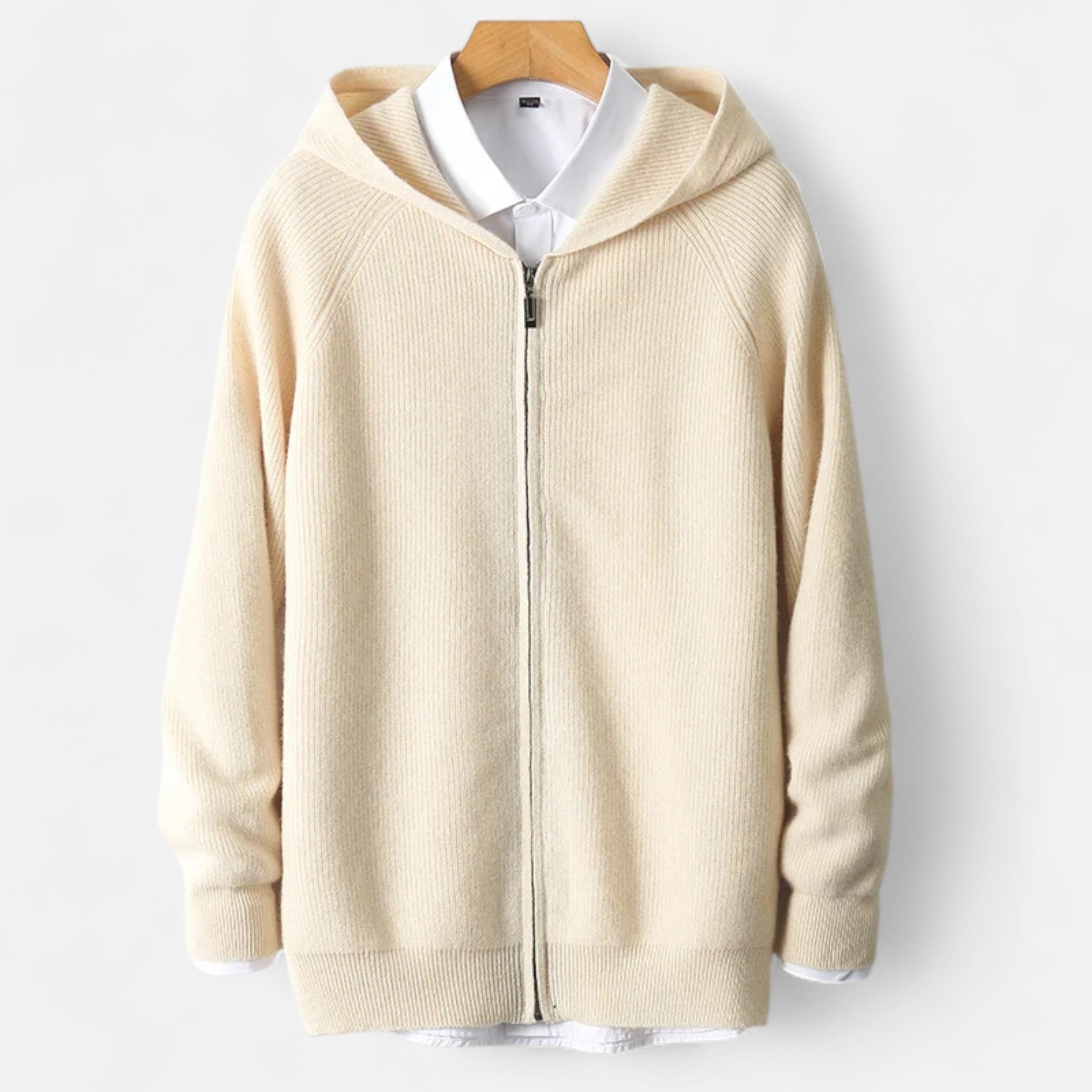 Dorevelle | Men’s Zipped Hoodie – Heritage Merino Knitwear