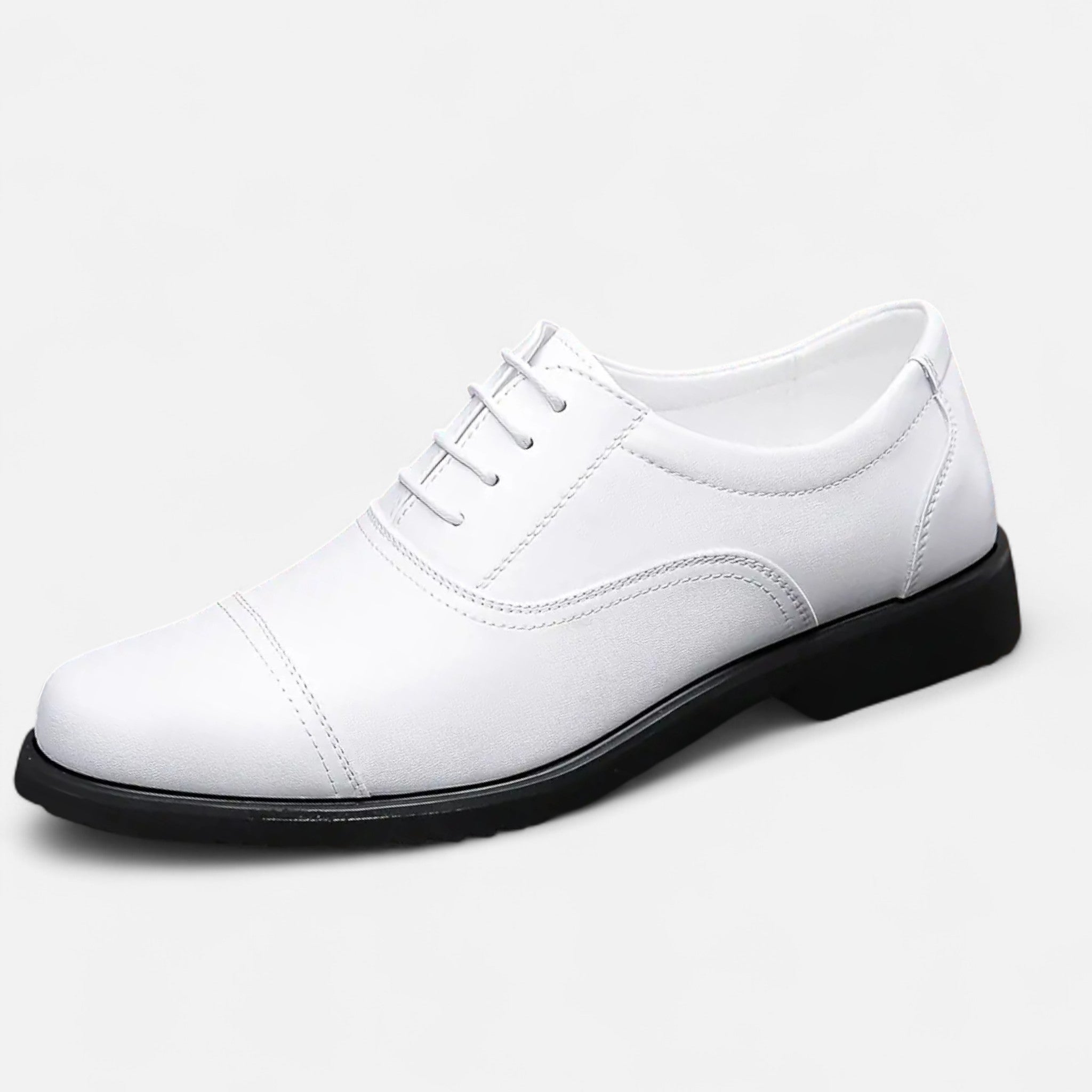 Dorevelle | Men's Sleek Faux Leather Lace-Up Shoes