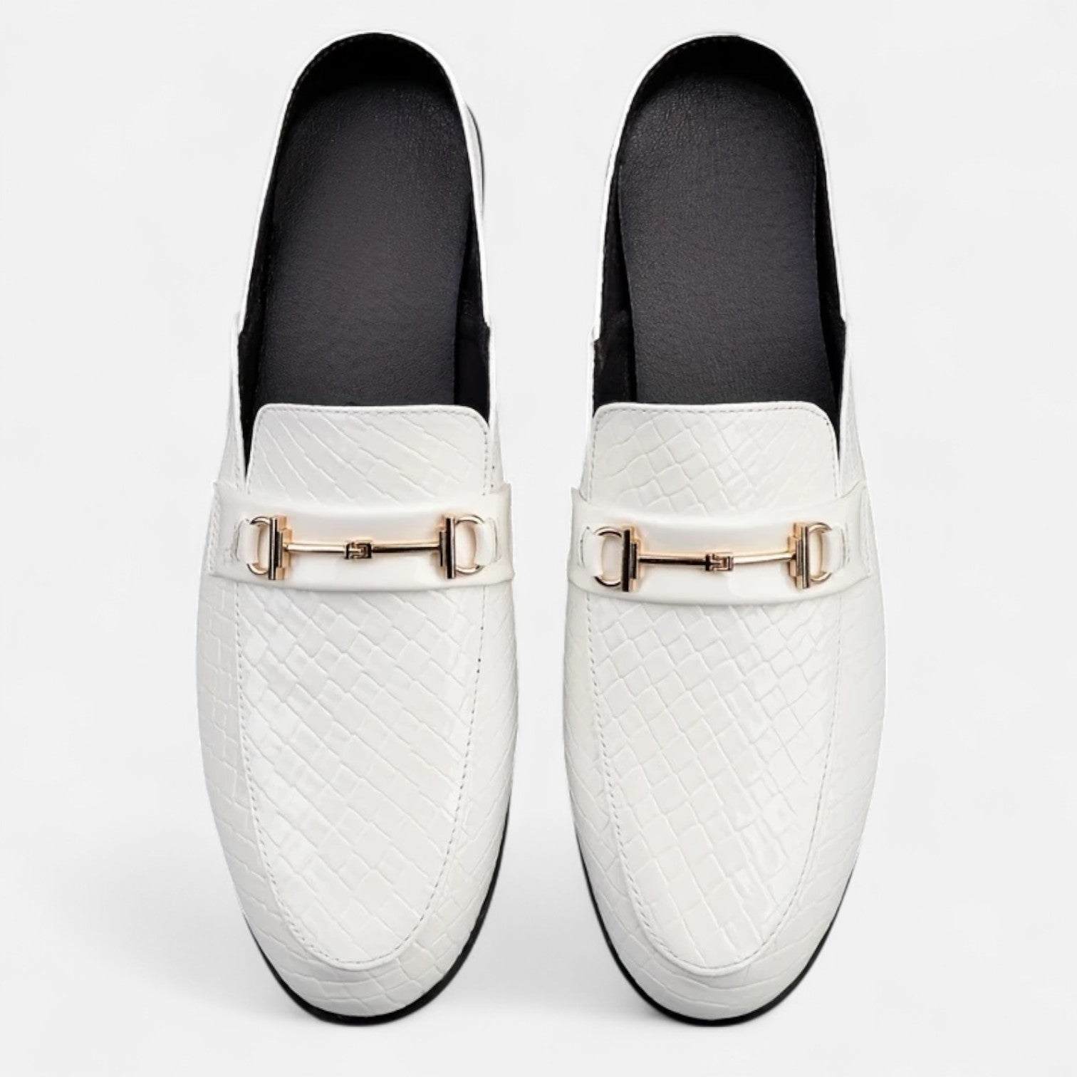 Dorevelle | Men’s Dress Loafers – Buckled Round Toe Classic