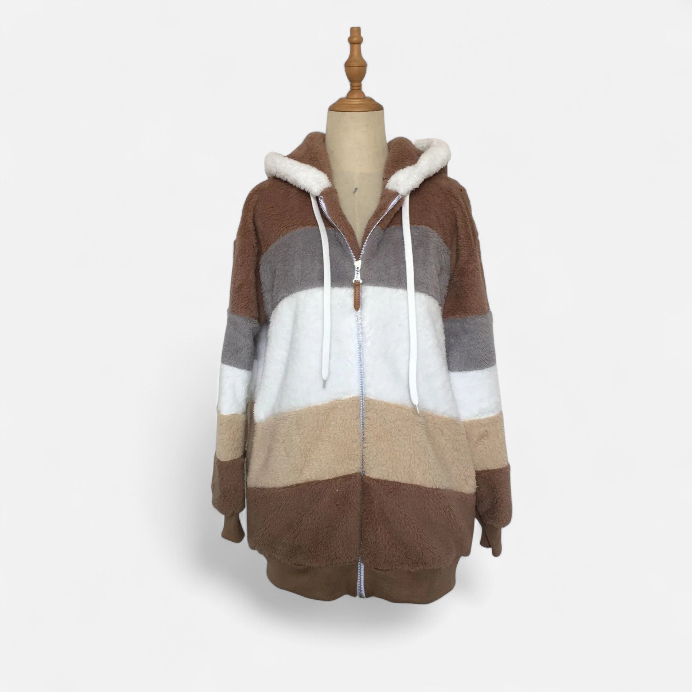 Dorevelle | Women’s Oversized Jacket – Hooded Autumn Winter Elegance