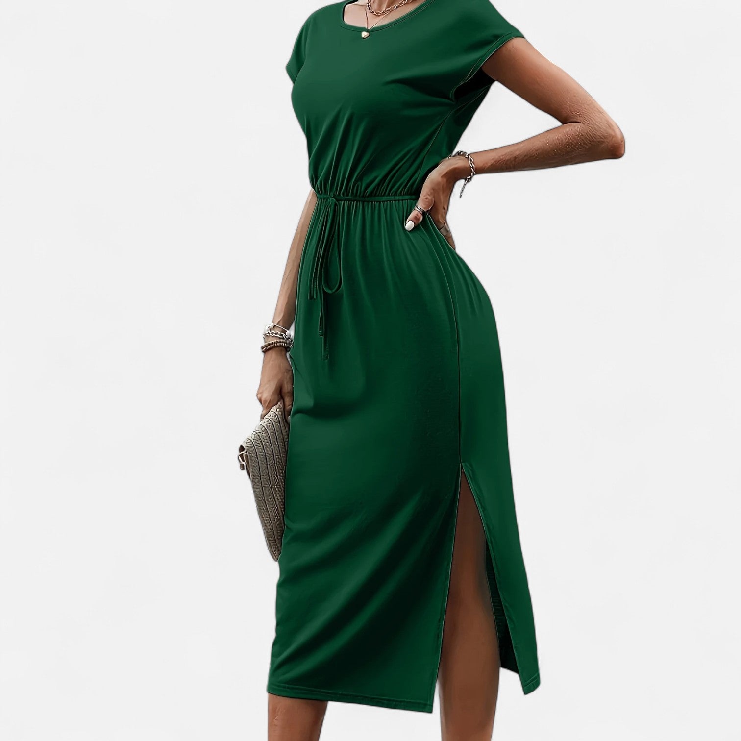 Dorevelle | Women’s White Dress – Heritage Knot Detail