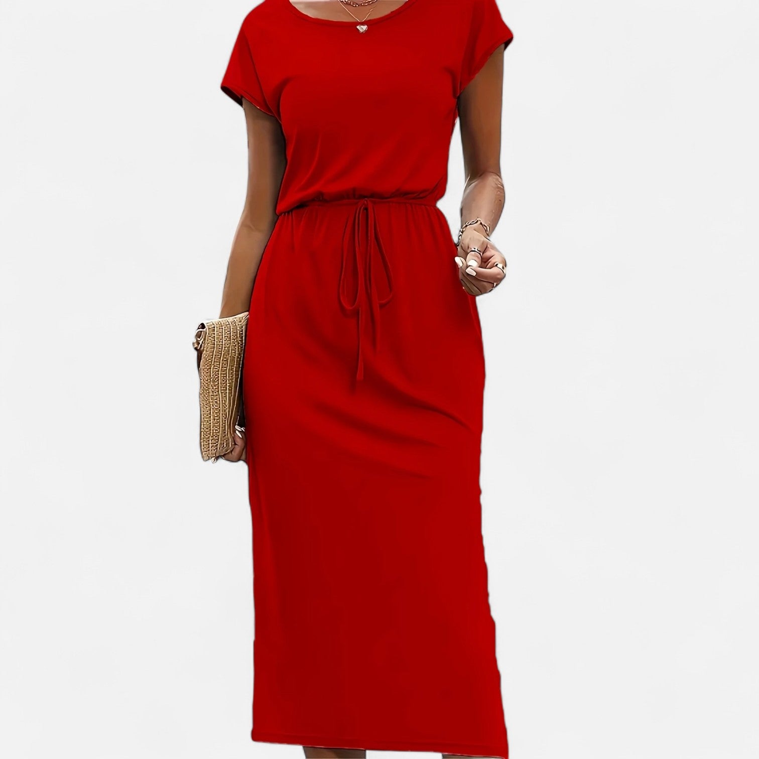 Dorevelle | Women’s White Dress – Heritage Knot Detail