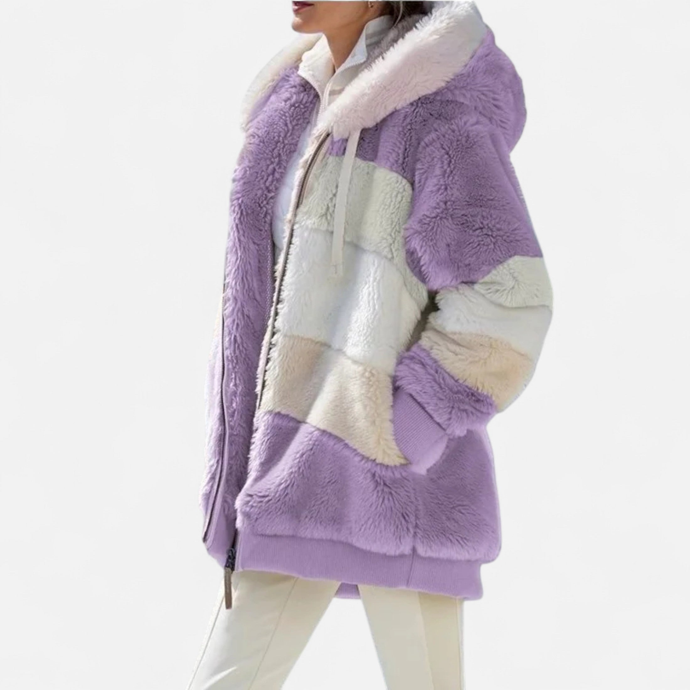 Dorevelle | Women’s Oversized Jacket – Hooded Autumn Winter Elegance