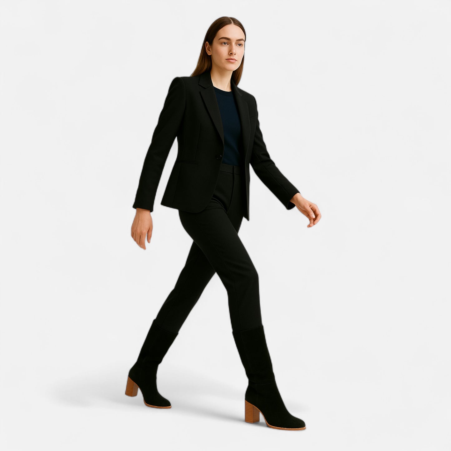Dorevelle | Women’s Long Boots – Equestrian Light Brown Elegance