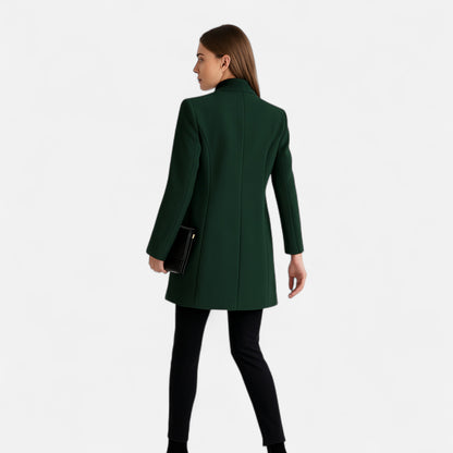Dorevelle | Women’s Long Coat – Refined Raglan Sleeve Design