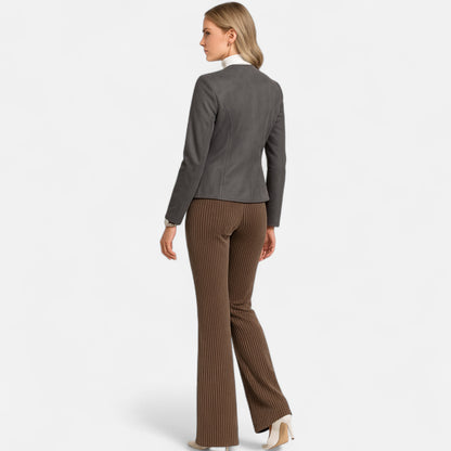 Dorevelle | Women’s Cropped Jacket – Slim Zip-Up Elegance