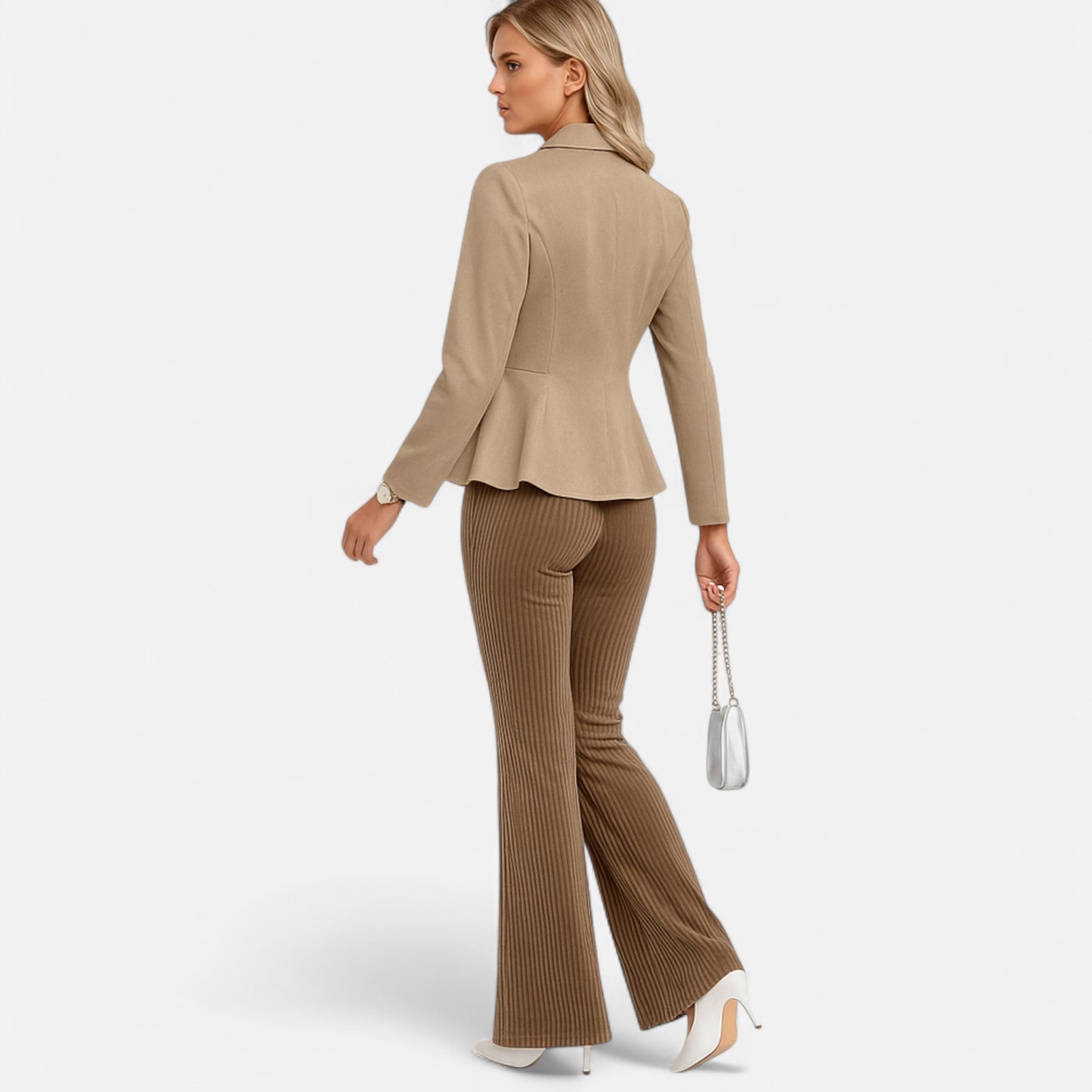 Dorevelle | Women’s Suede Jacket – Elegant Office Classic