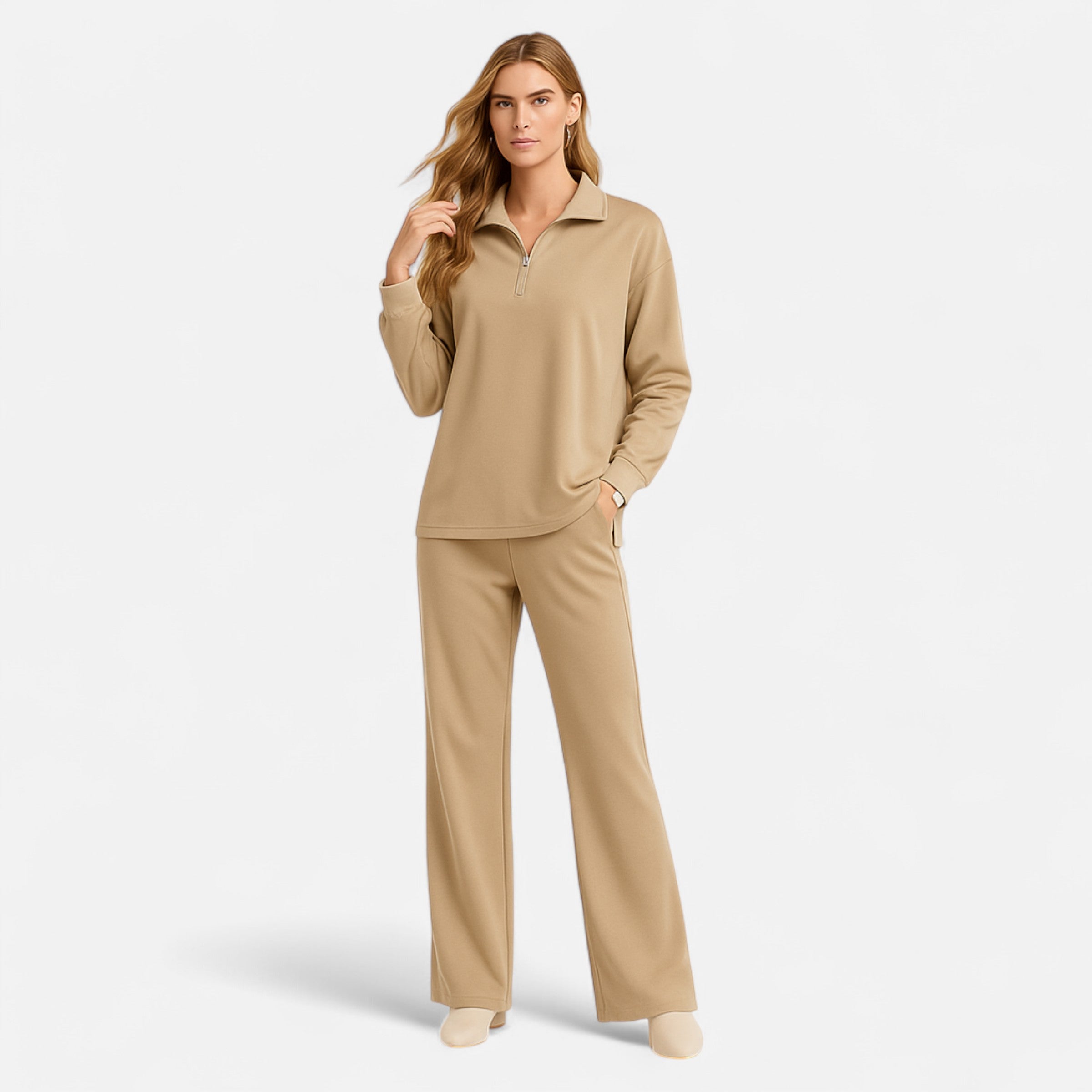 Dorevelle | Women’s Two-Piece Suit – Refined Fall/Winter Elegance