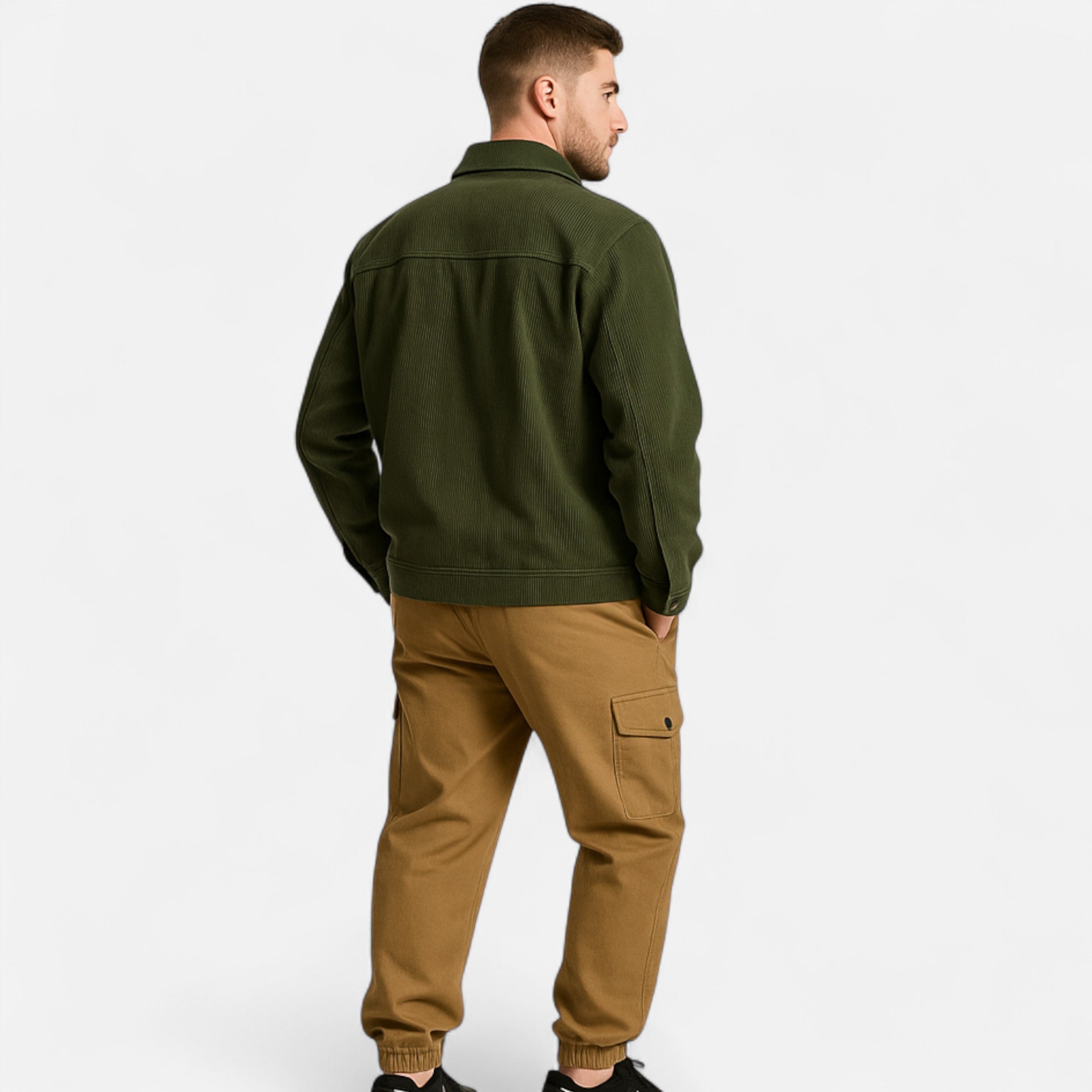 Dorevelle | Men’s Corduroy Jacket – Plus Size Heritage Style