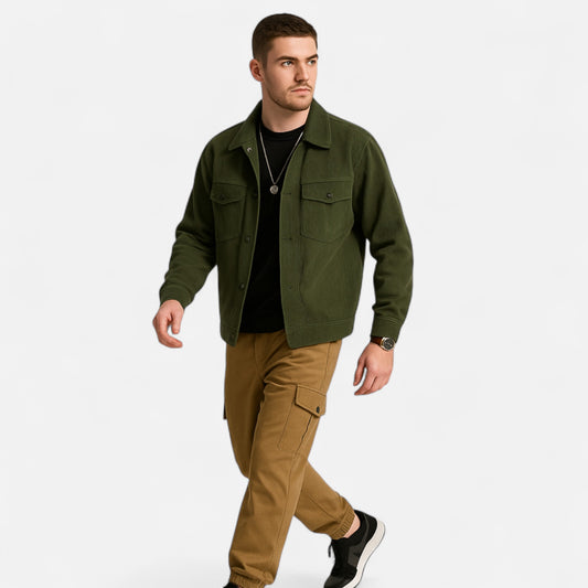 Dorevelle | Men’s Corduroy Jacket – Plus Size Heritage Style
