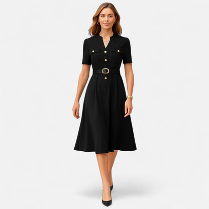 Dorevelle | Women’s V-Neck Dress – Countryside Midi Grace