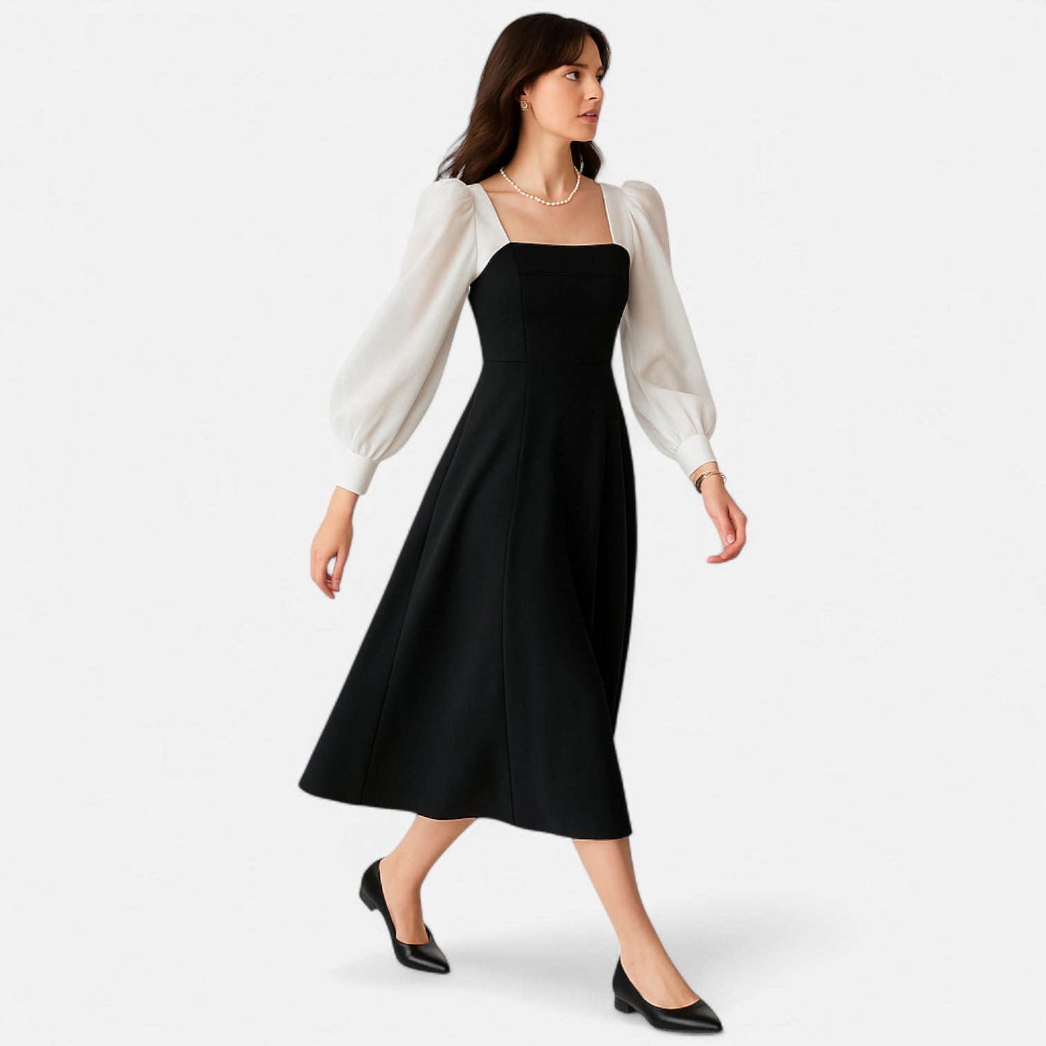 Dorevelle | Women’s A-Line Dress – Organza Heritage Style