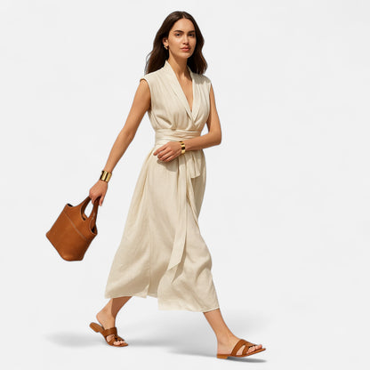 Dorevelle | Women’s Sleeveless Dress – Heritage Linen Style