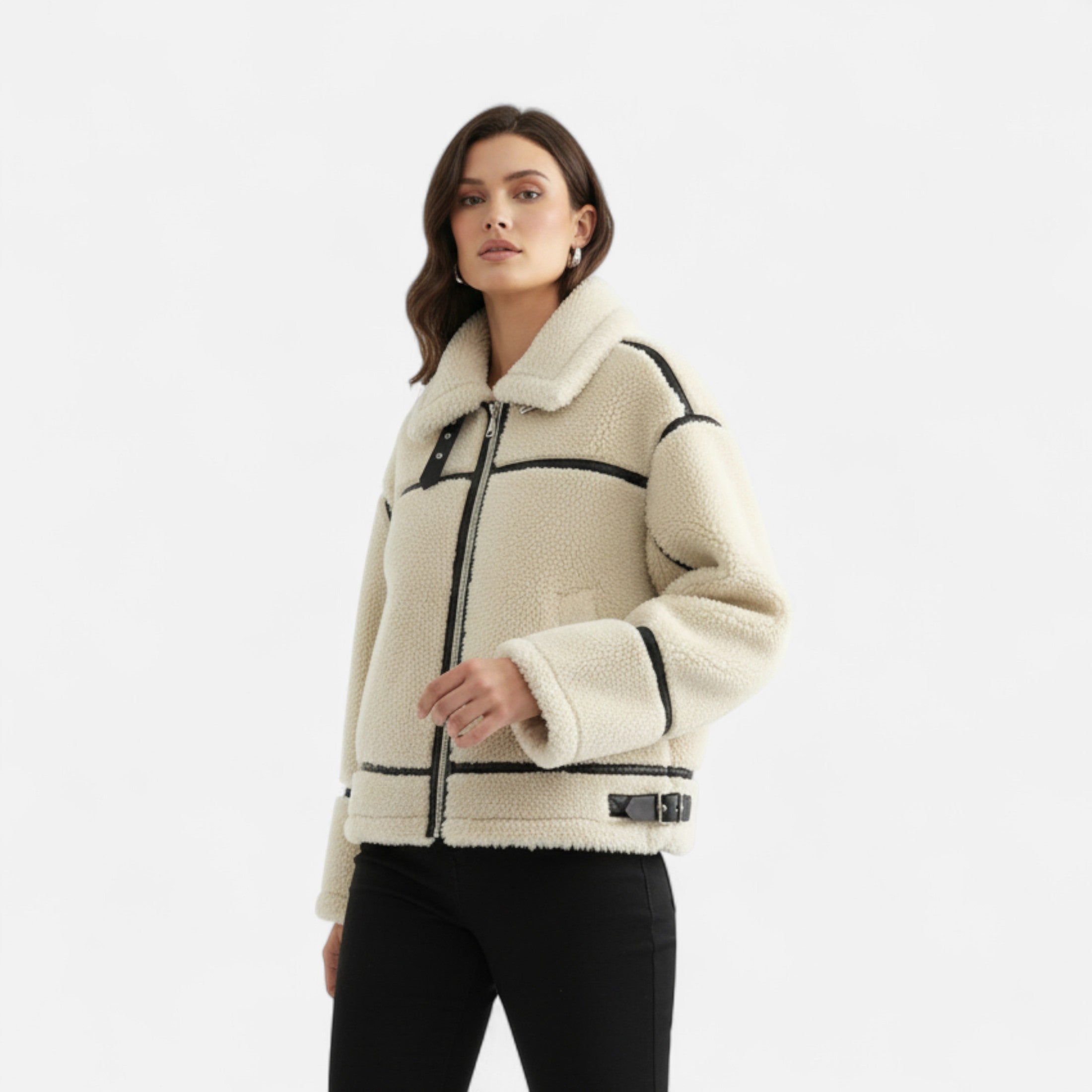 Dorevelle | Women’s Fur-Effect Jacket – Autumn Winter Elegance