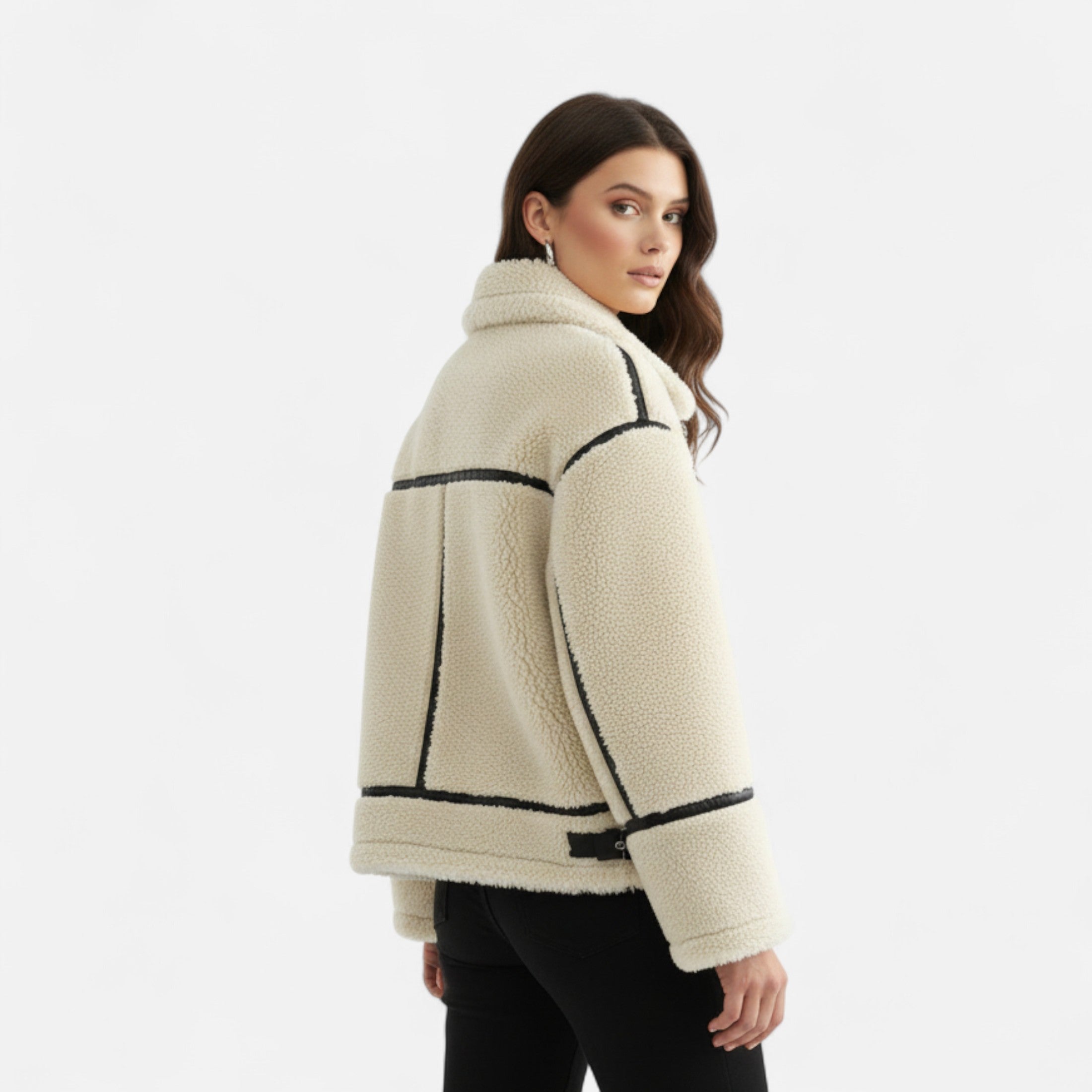 Dorevelle | Women’s Fur-Effect Jacket – Autumn Winter Elegance