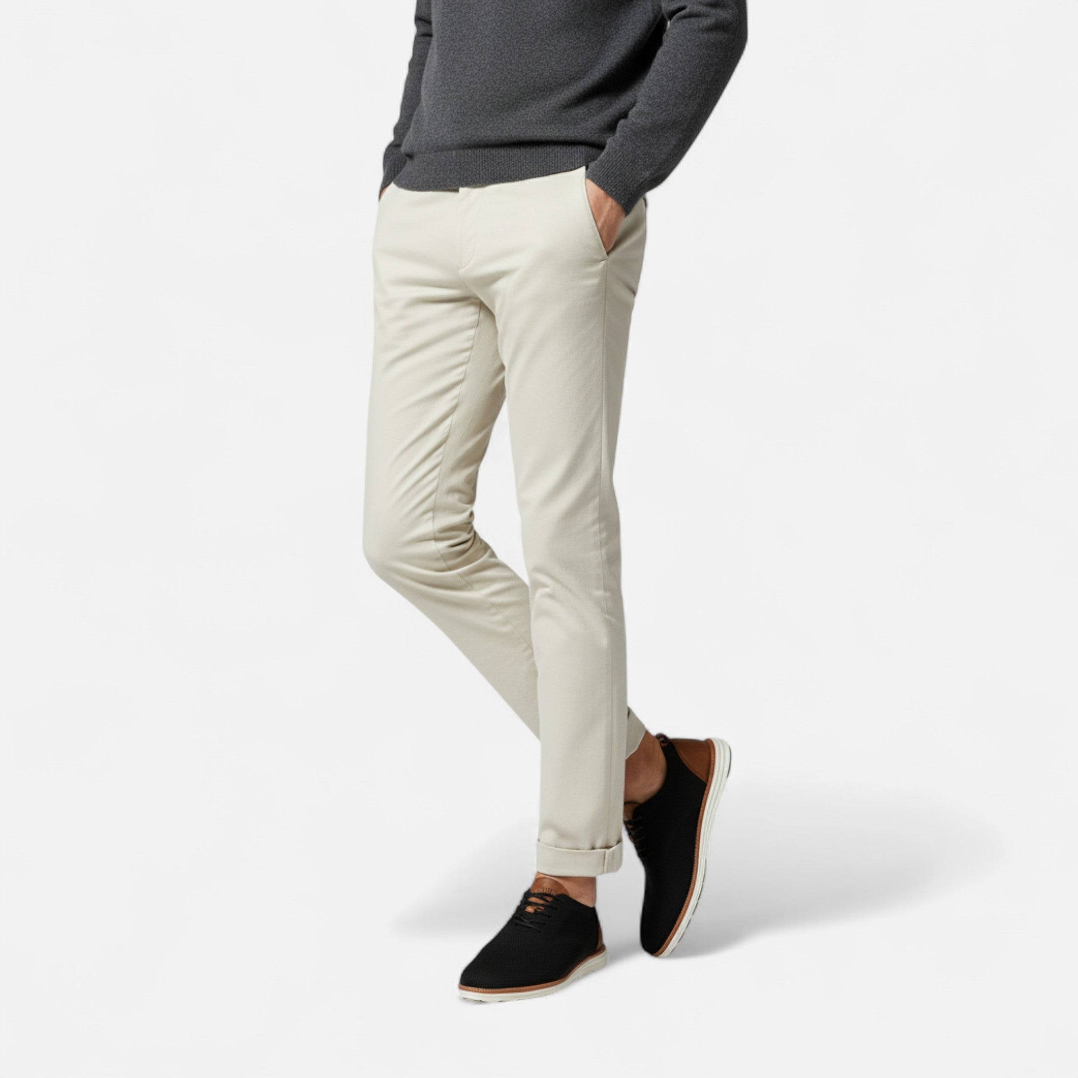Dorevelle | Men’s Dress Sneakers – Breathable Lace-Up Elegance