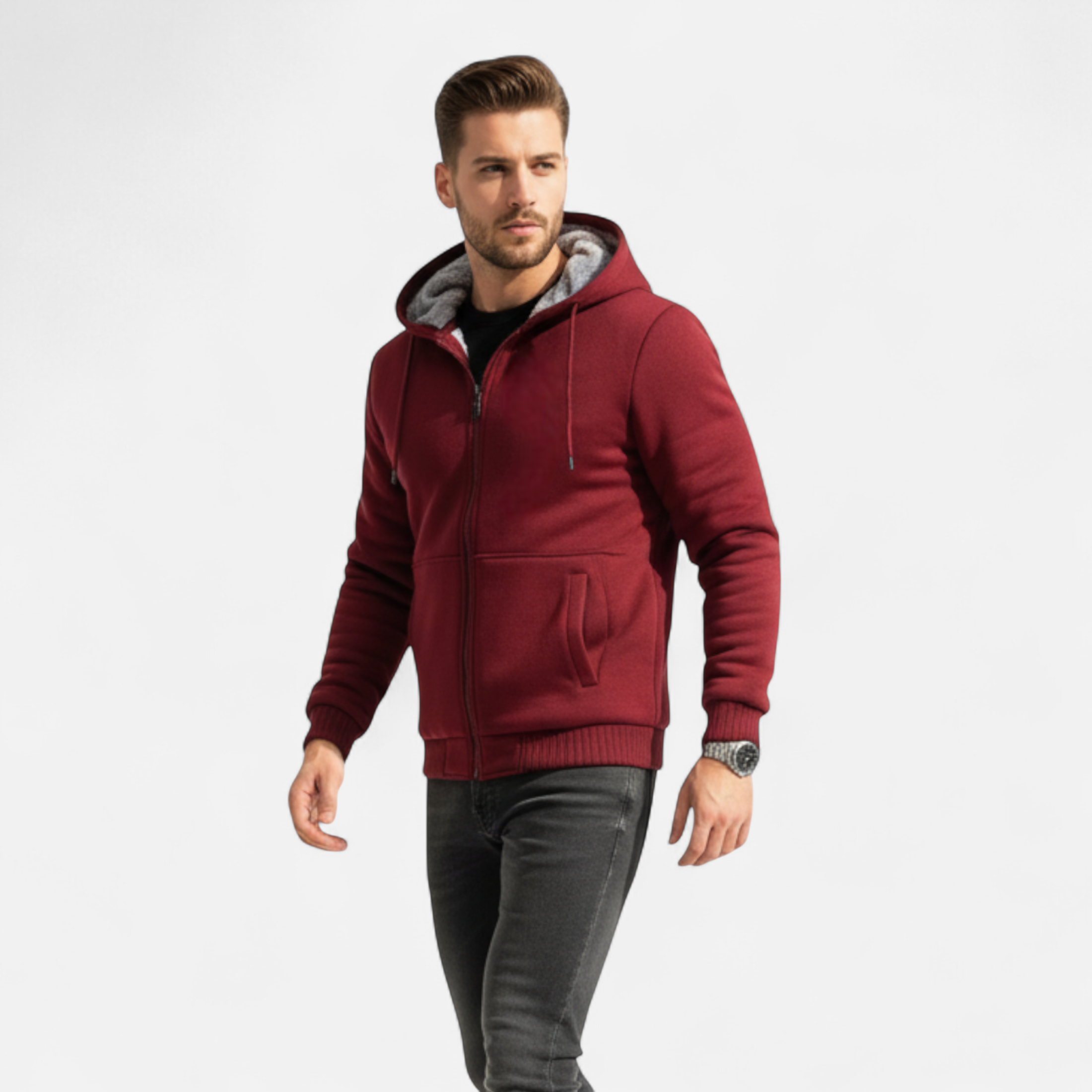 Dorevelle | Men’s Fleece Hoodie – Casual Heritage Comfort