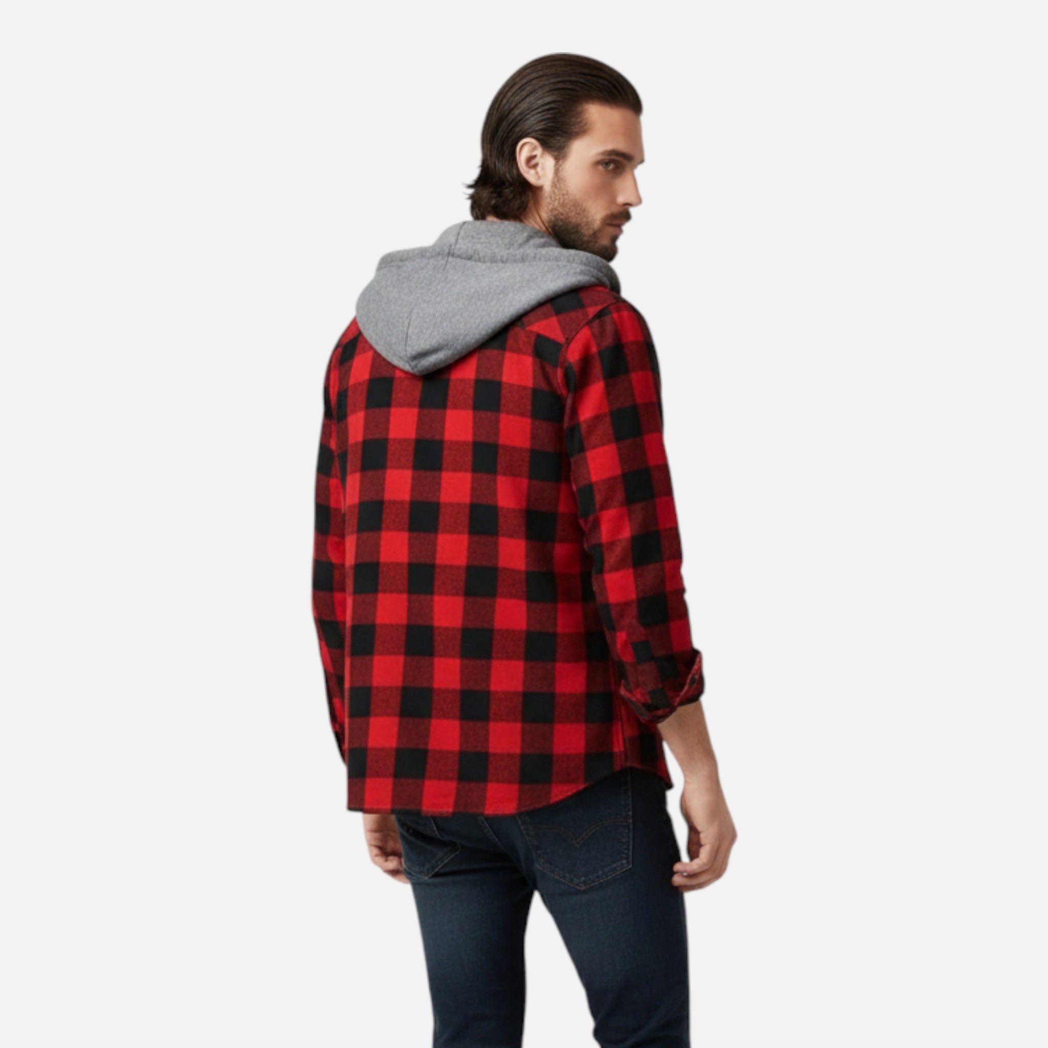 Dorevelle | Men’s Button-Up Hooded Sweater