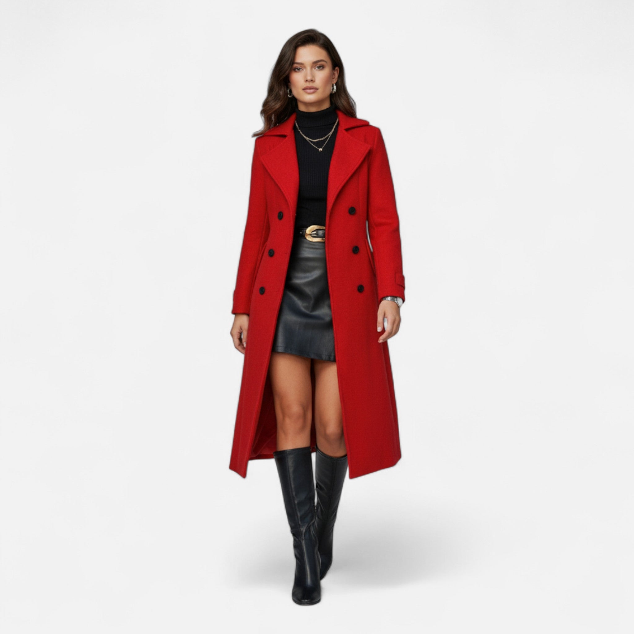 Dorevelle | Women's Elegant Long-Sleeve Winter Coat