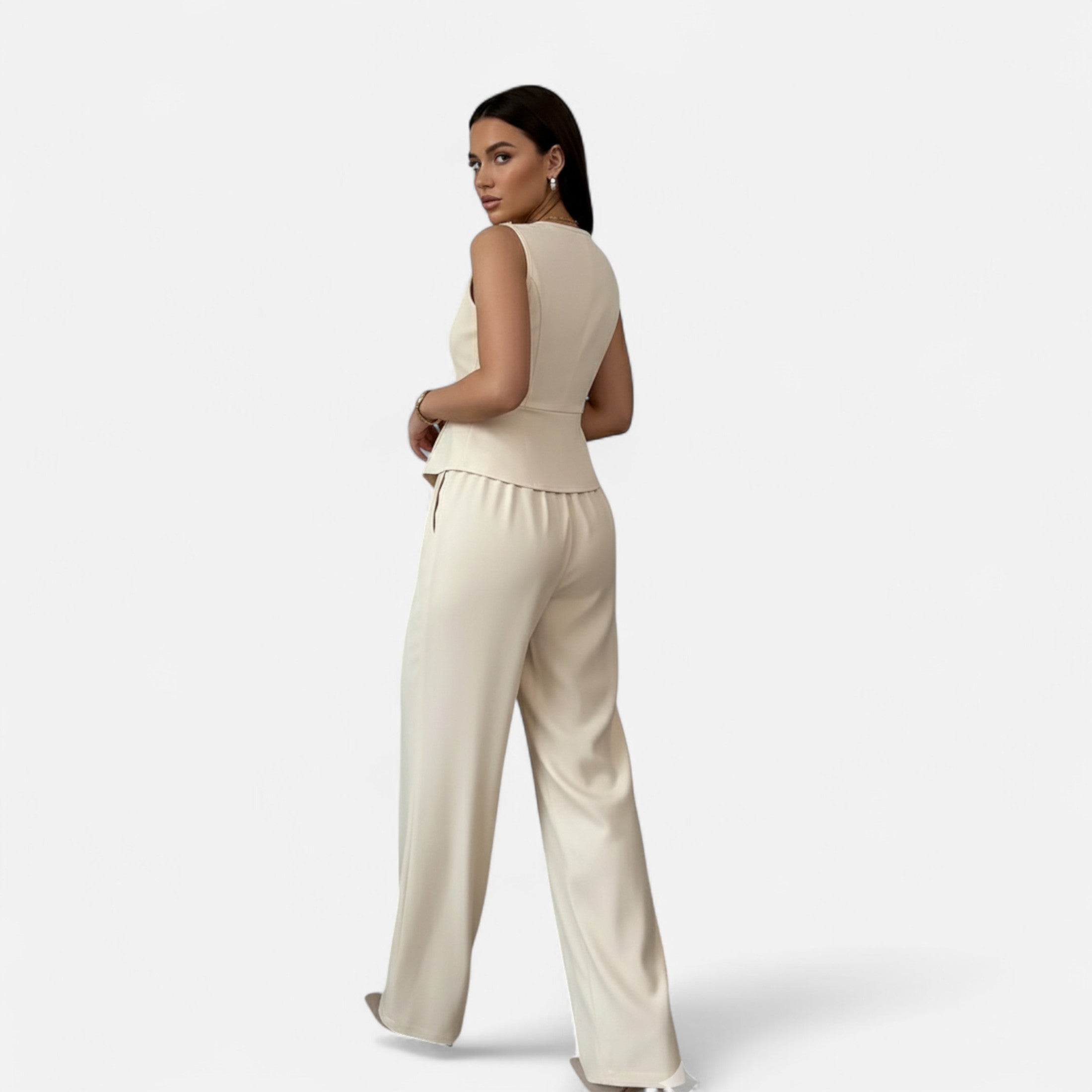 Dorevelle | Women’s Blouse & Pants Set – Business Elegance