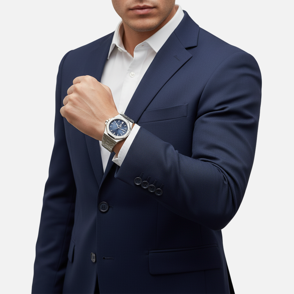 Dorevelle | Men’s Heritage Octagon Watch - Integrated Bracelet