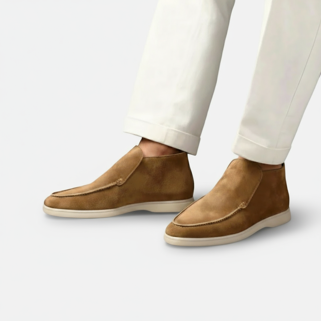 Dorevelle | Men's Smart Casual Slip-On Suede Boots