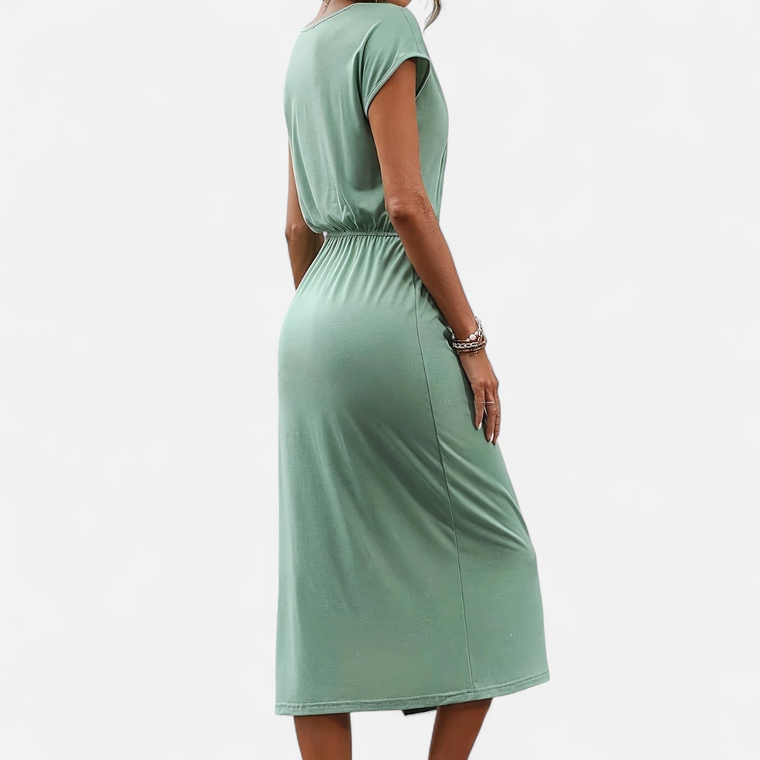 Dorevelle | Women’s White Dress – Heritage Knot Detail