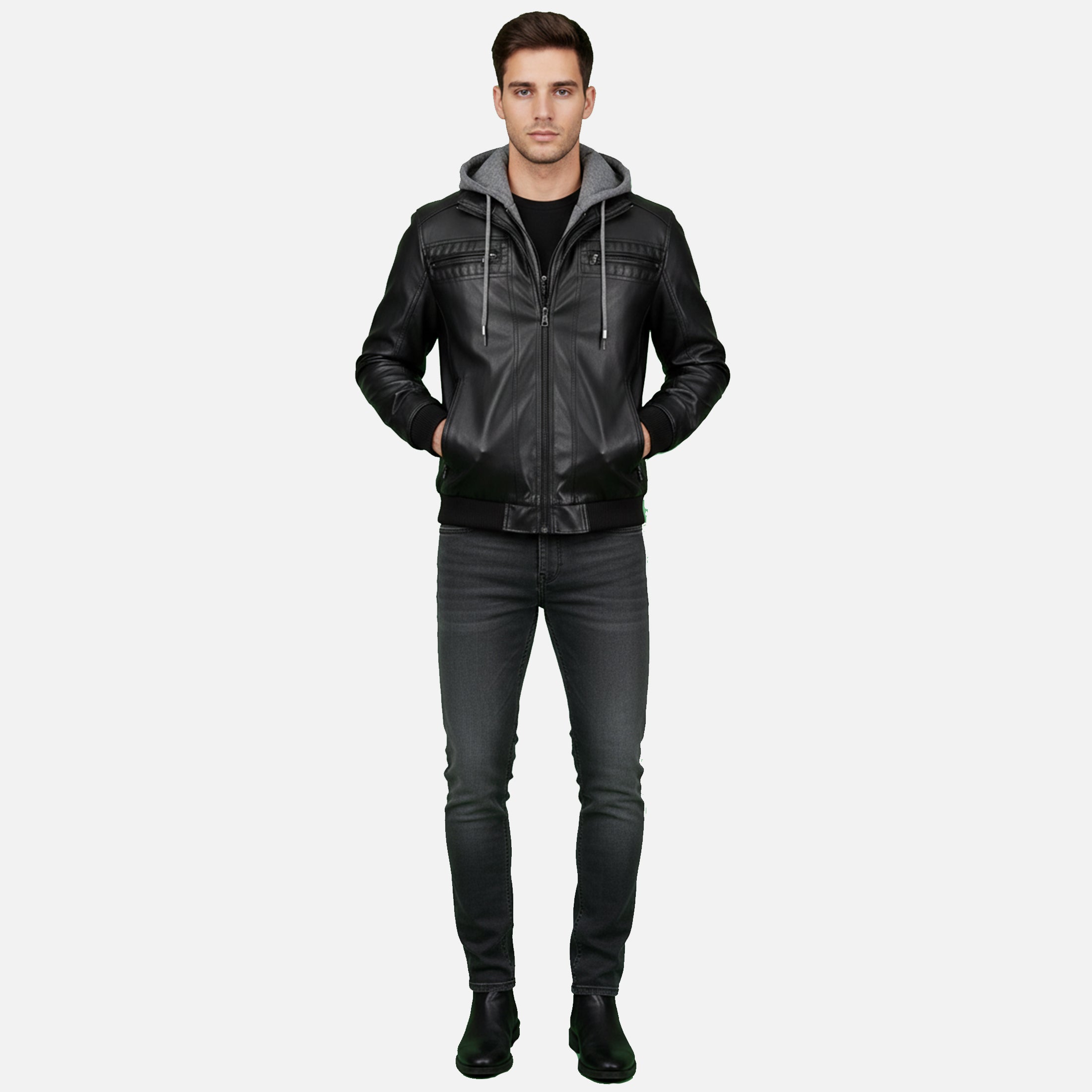 Dorevelle | Men’s Bomber Jacket – Classic Hooded Streetwear