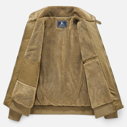 Dorevelle | Men’s Casual Jacket – Refined Cotton & Lambswool Blend