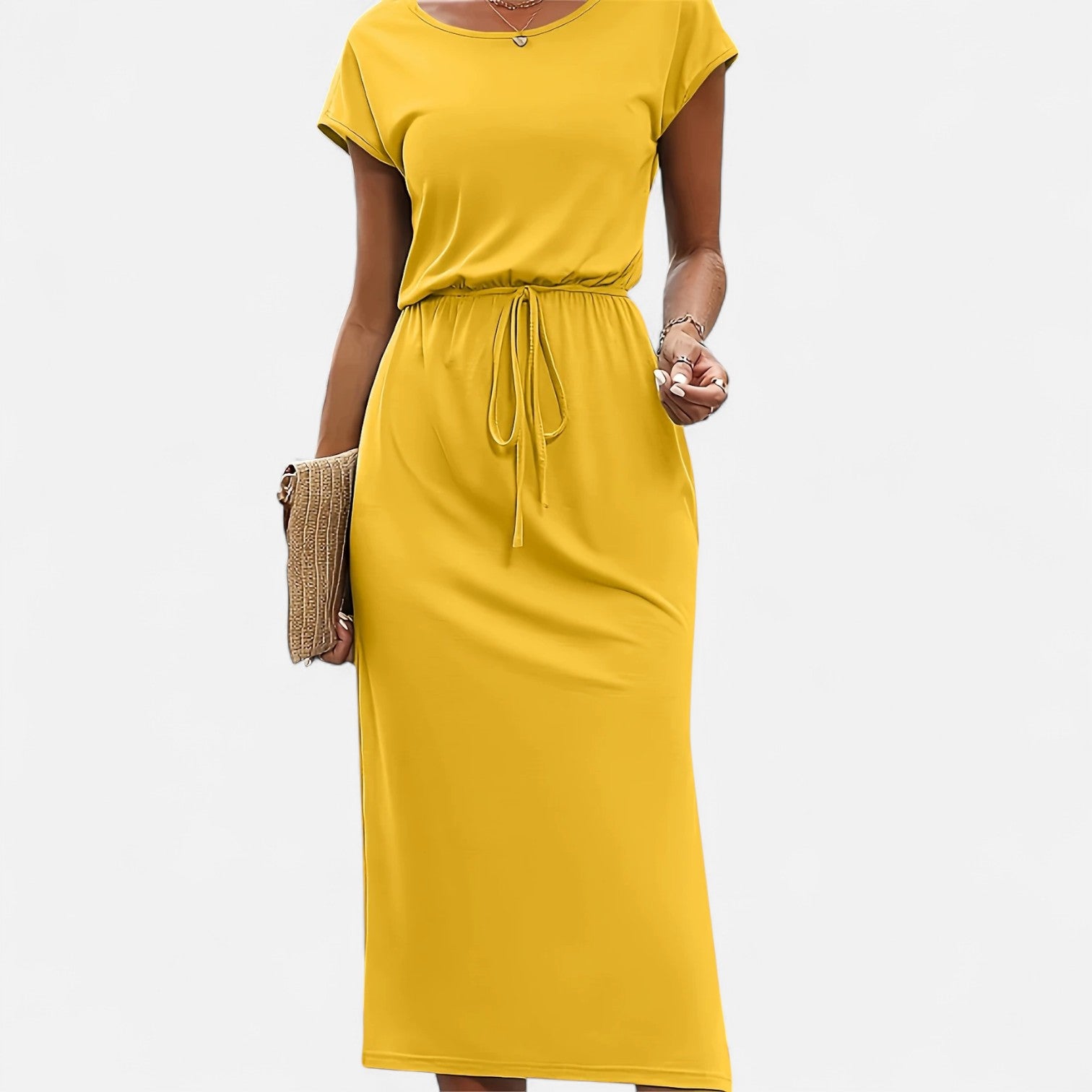 Dorevelle | Women’s White Dress – Heritage Knot Detail