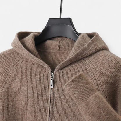 Dorevelle | Men’s Zipped Hoodie – Heritage Merino Knitwear