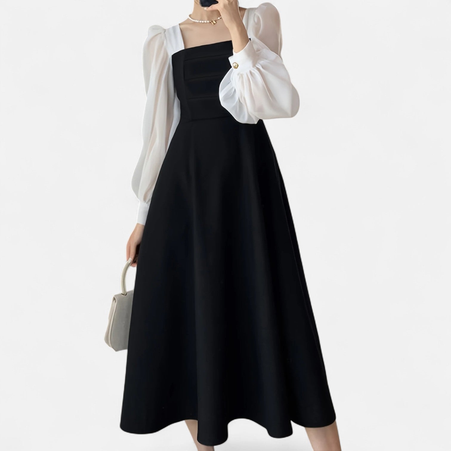 Dorevelle | Women’s A-Line Dress – Organza Heritage Style