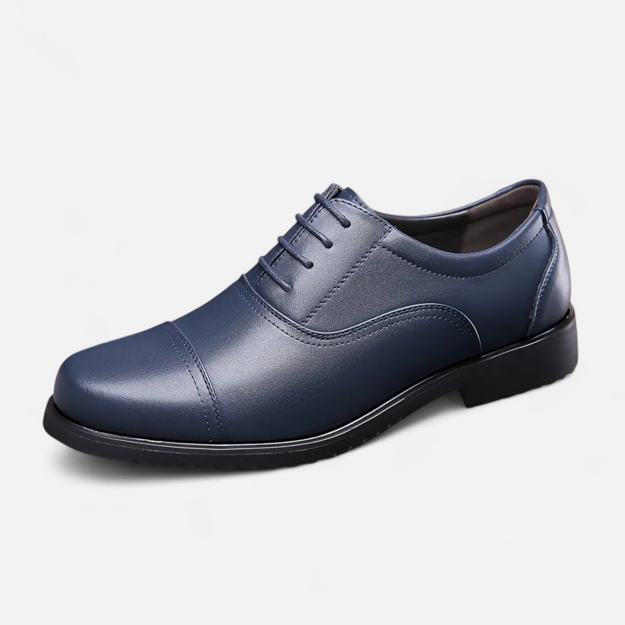 Dorevelle | Men's Sleek Faux Leather Lace-Up Shoes
