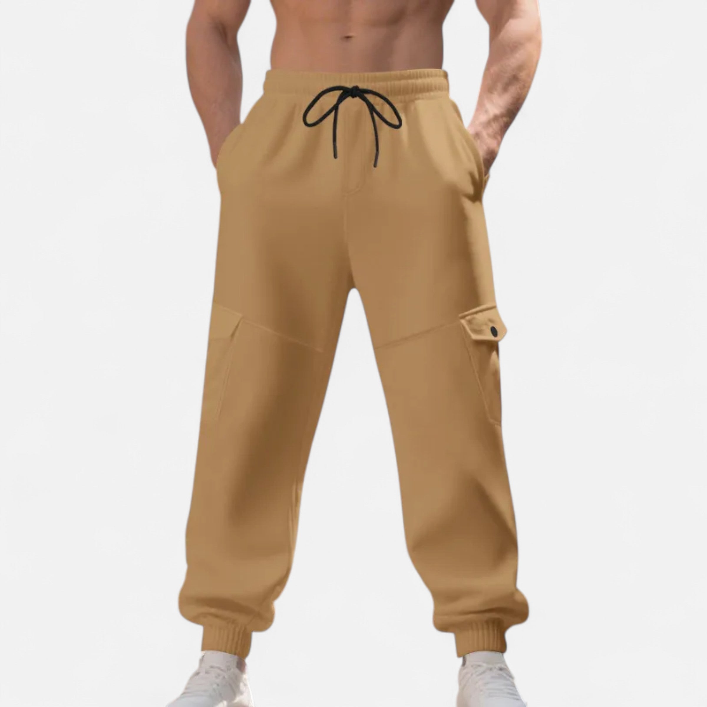 Dorevelle | Men’s Cargo Pants – Refined Ankle-Banded Classic