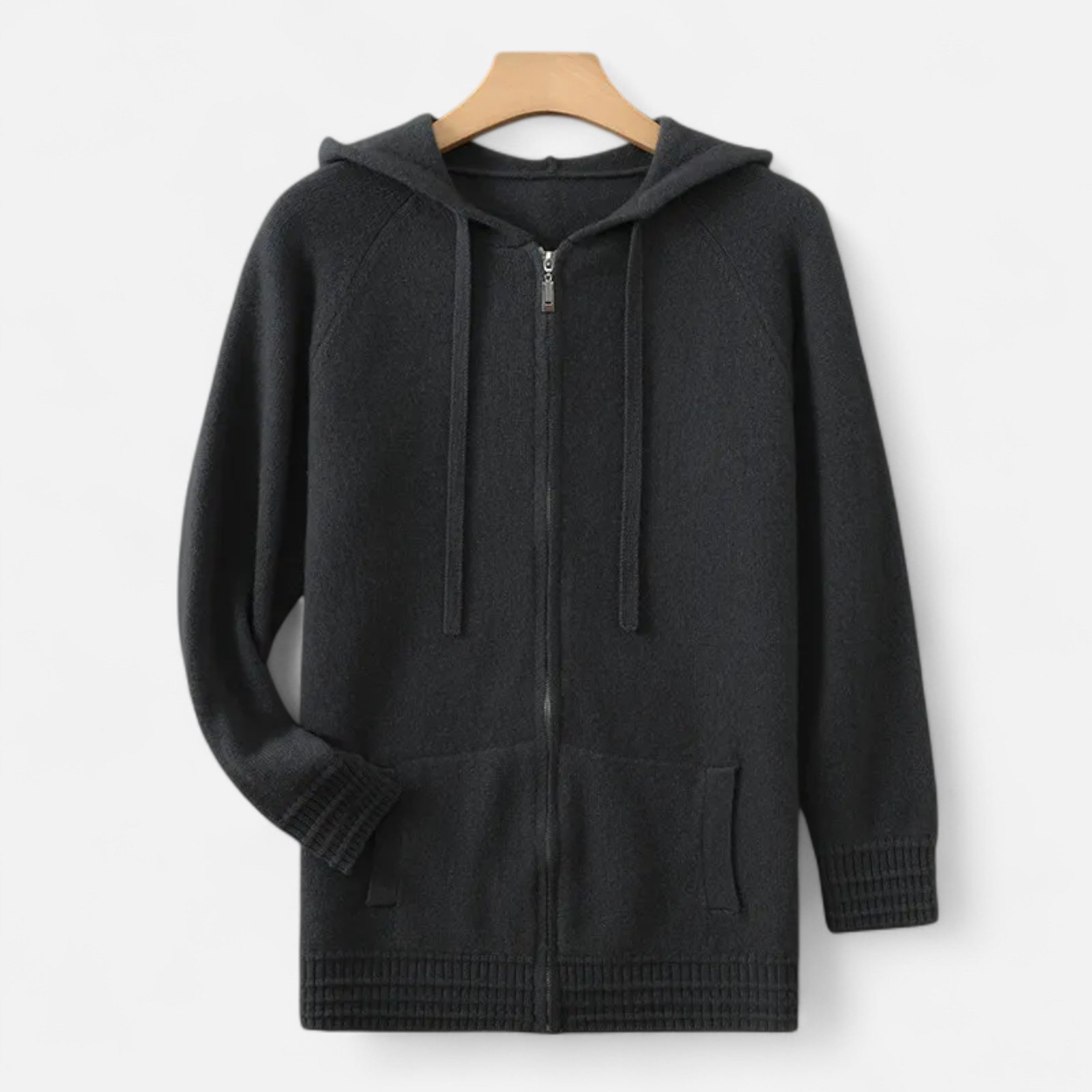Dorevelle | Men’s Hooded Cardigan – Refined Winter Knitwear