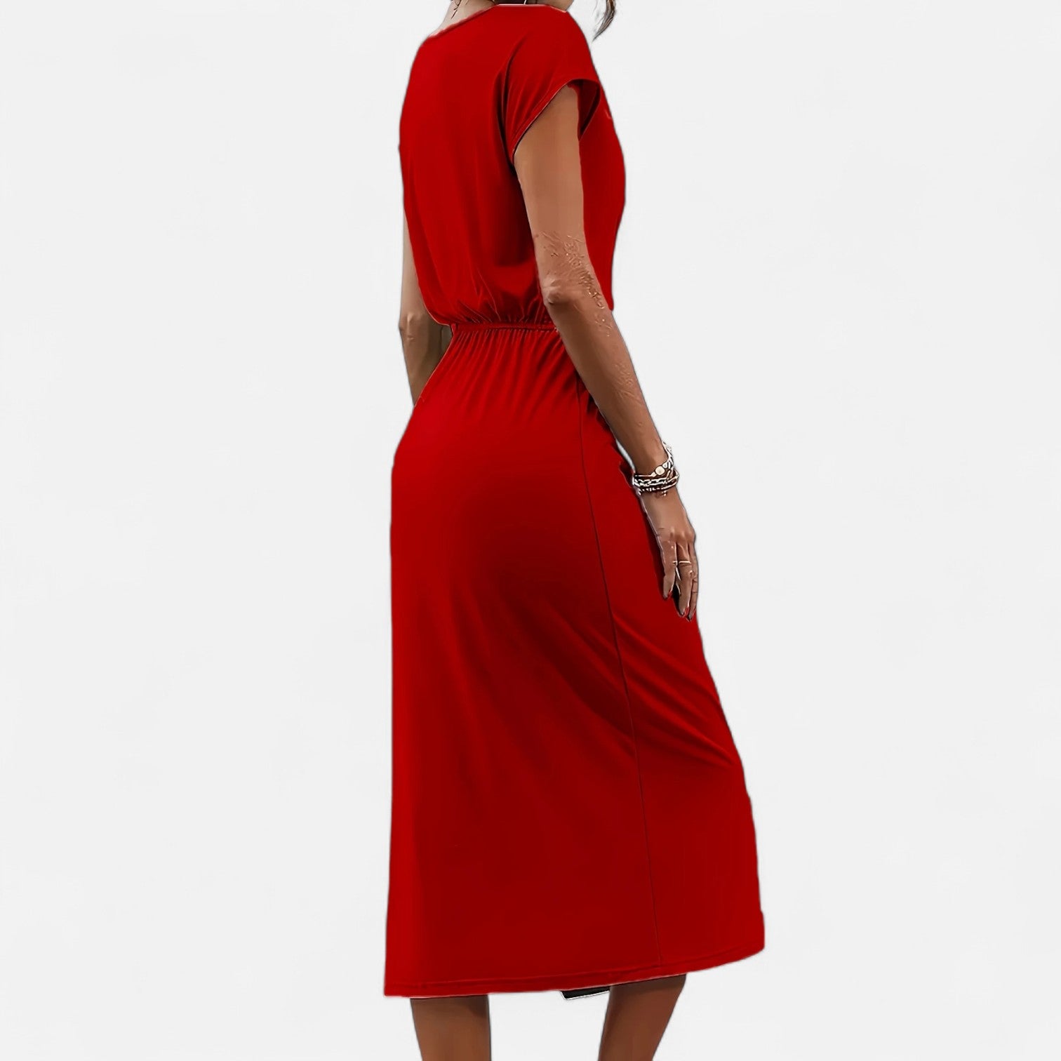 Dorevelle | Women’s White Dress – Heritage Knot Detail