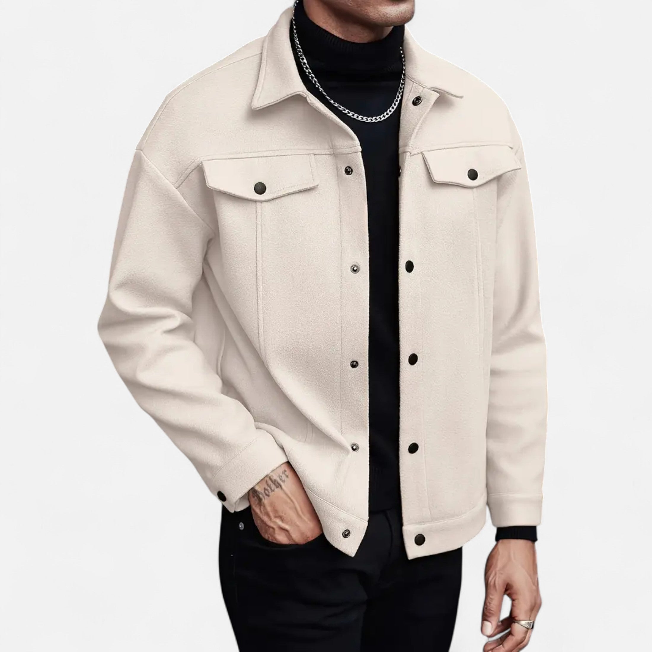 Dorevelle | Men’s Casual Lapel Jacket – Spring Autumn Elegance
