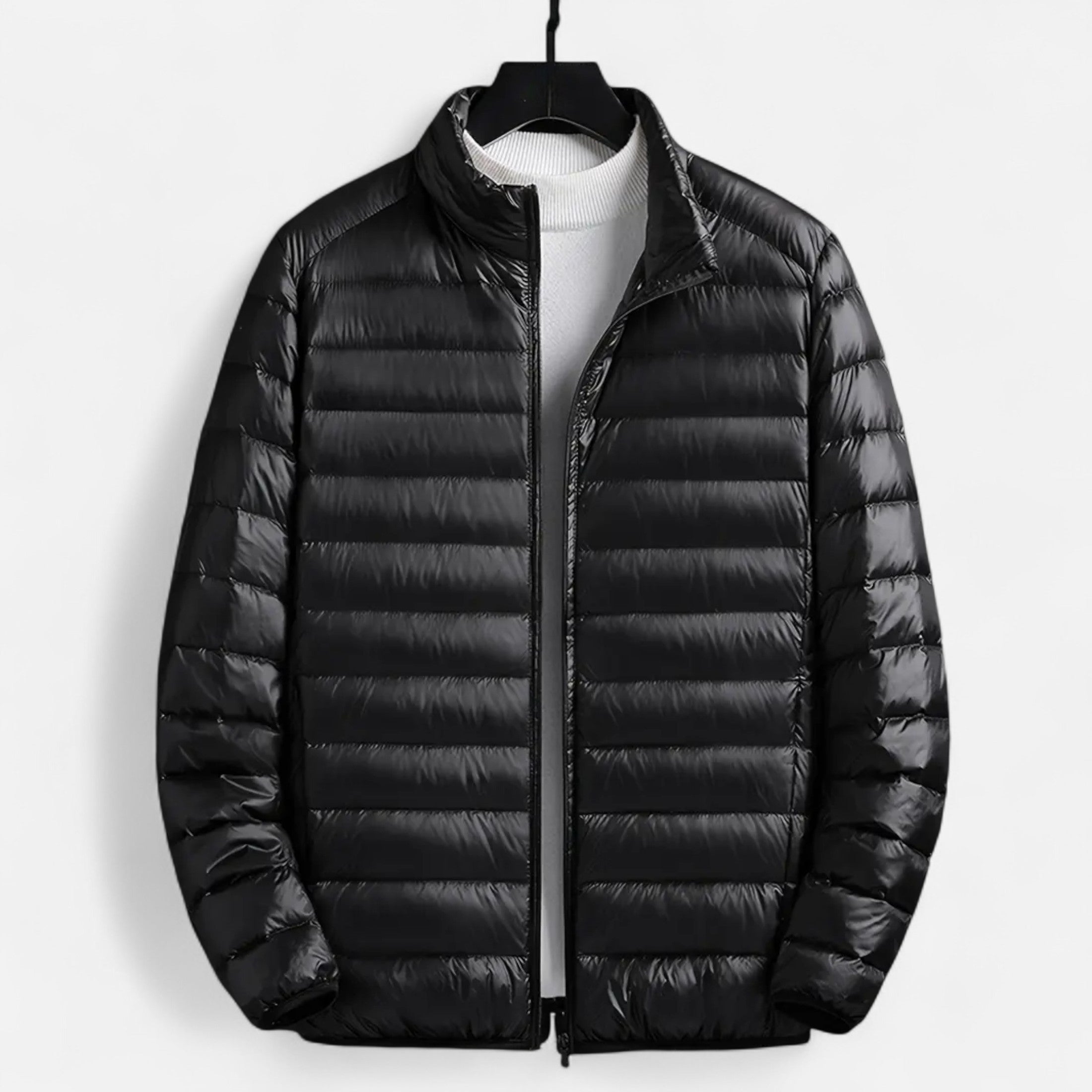 Dorevelle | Men’s Lightweight Jacket – Stand Collar Autumn Elegance