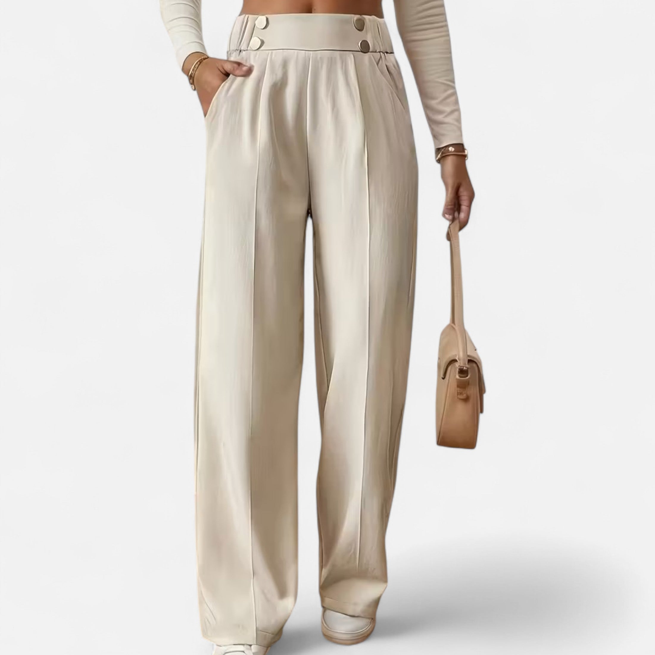 Dorevelle | Elegant French-Inspired Straight-Leg Office Pants