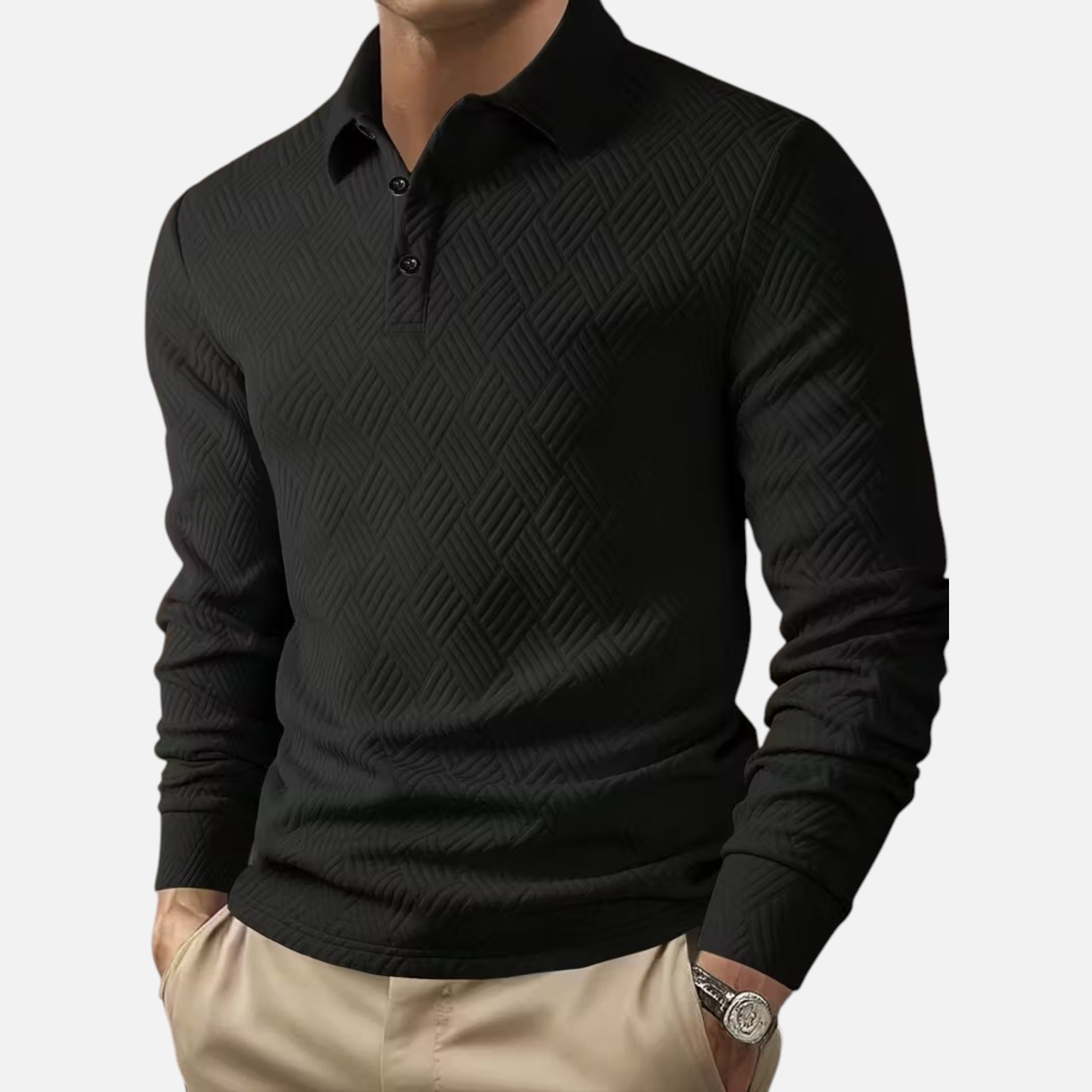 Dorevelle | Men’s Long Sleeve Polo Shirt
