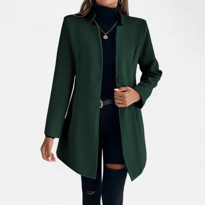 Dorevelle | Women’s Long Coat – Refined Raglan Sleeve Design